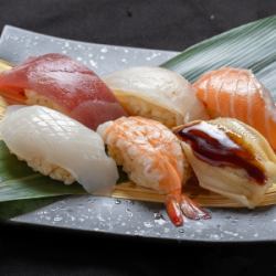 本日の寿司6貫盛り合わせ