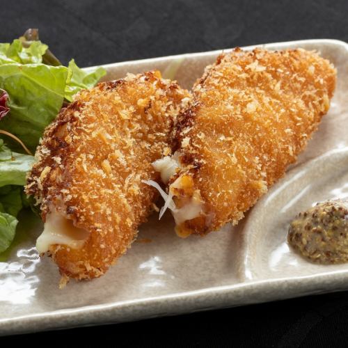 モッツアレラチーズのハムカツ