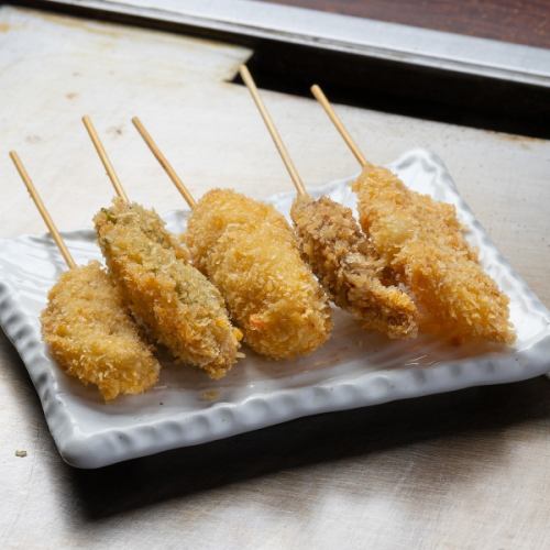 串カツ盛り合わせ