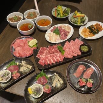 飲み放題付き全9品6290円コース