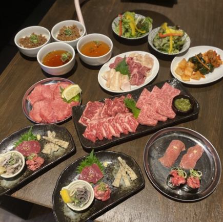 飲み放題付き全9品6290円コース