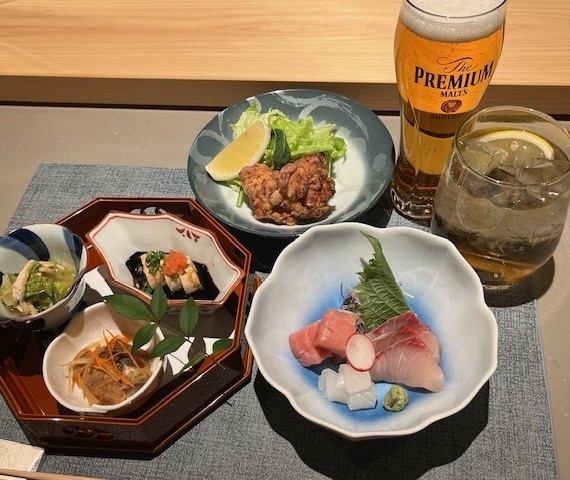 お仕事帰りに！】晩酌セット | 旬菜 みひろ