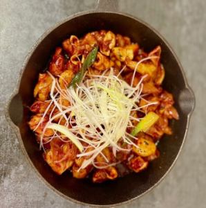 Stir-fried horumon