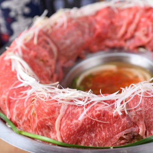 日式黑牛肉和栗子猪肉的宴会从3500日元起