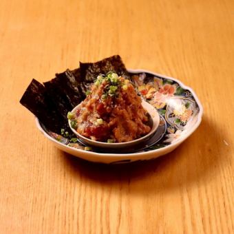 マグロのなめろう