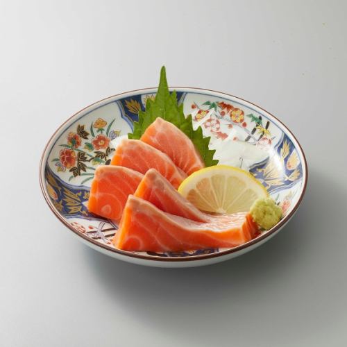 Salmon sashimi