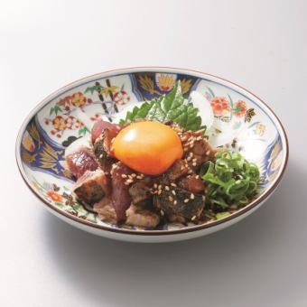 鰹のユッケ