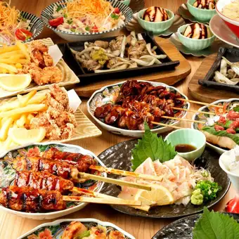 炭烤套餐：4000日圓（含稅），含2小時無限暢飲。