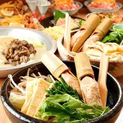 炭火　匠コース　6000円(税込)飲み放題つき