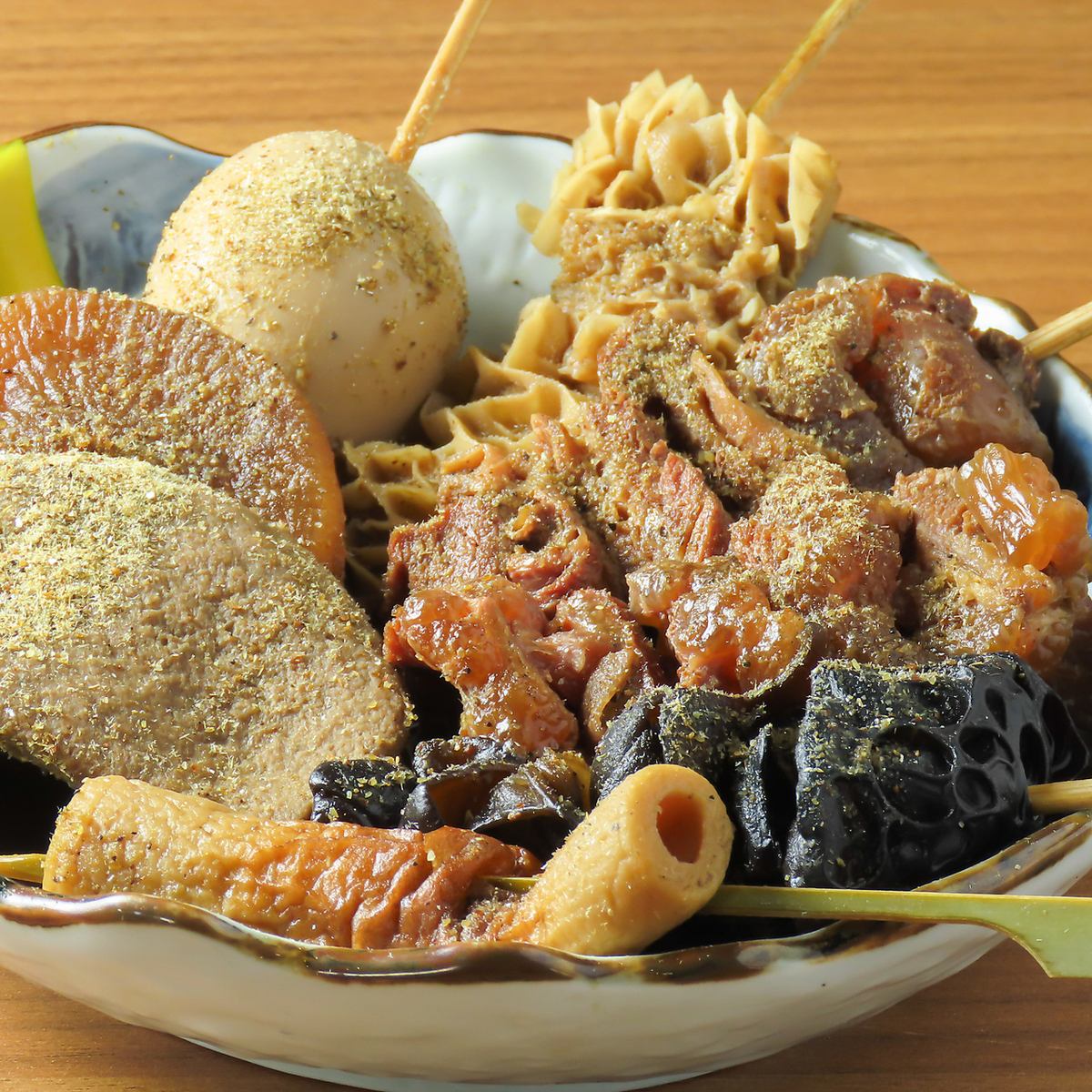 【120分飲み放題付】喜一名物黒おでんなど全8品4500円(税込)