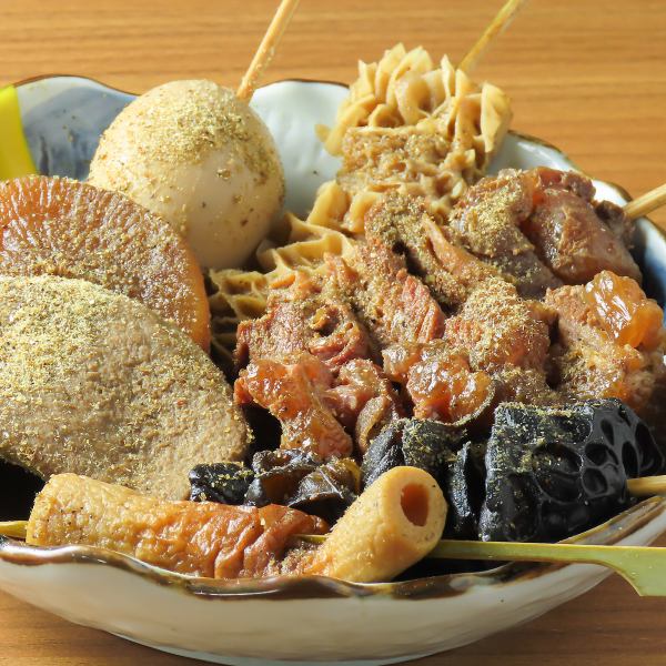 【120分飲み放題付き】名物黒おでんや選べるメインなど全8品