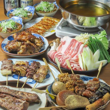 【120分飲み放題付き】名物黒おでんや選べるメインなど全9品4500円(税込)