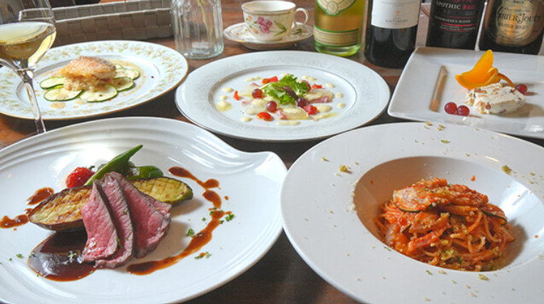 3 minutes from Tanga Station - Fascinating creative cuisine that skillfully blends Italian and French cuisine