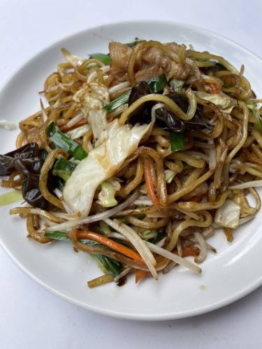 Shanghai fried noodles