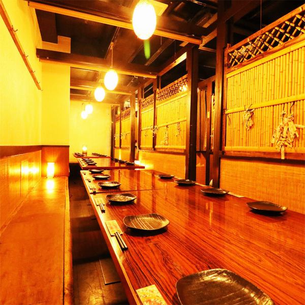 We have a variety of private seats from 2 people to groups.Anyone can guide you in a private room so you can use it regardless of the scene ♪ It is up to you to use such as drinking parties with familiar friends, entertainment that you can not miss! We will treat you with all the staff ♪