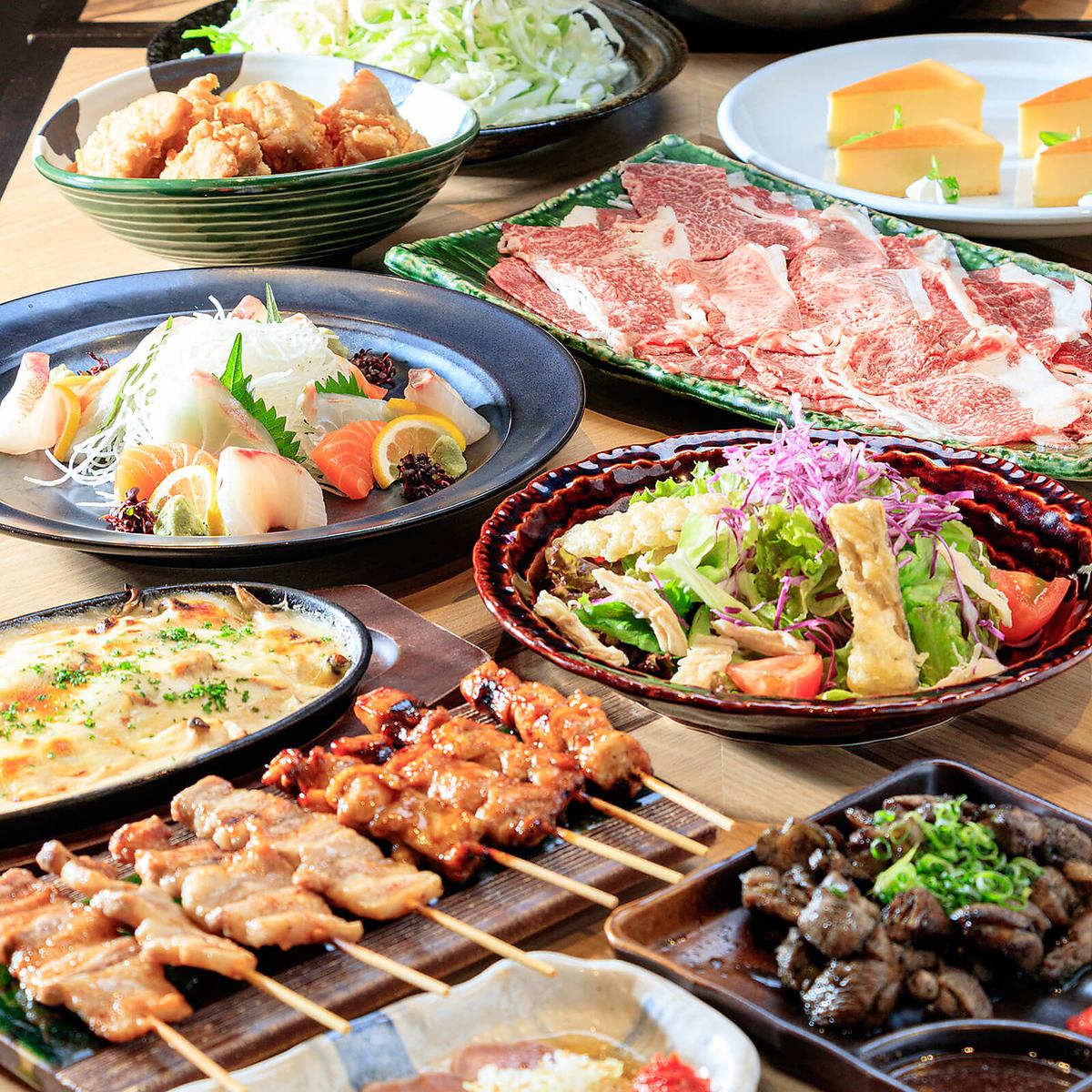 【ご宴会】最大58名様までOK！飲み放題付コース4950円～ 8名様　10名様個室あります。