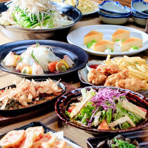 飲み放題付きコースは4950円～！お料理のみのコースは3300円～ご用意しております♪