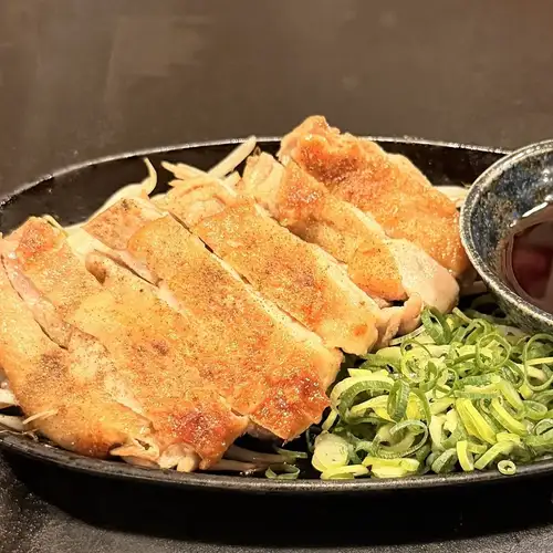 皮パリ！国産鶏の花椒焼き
