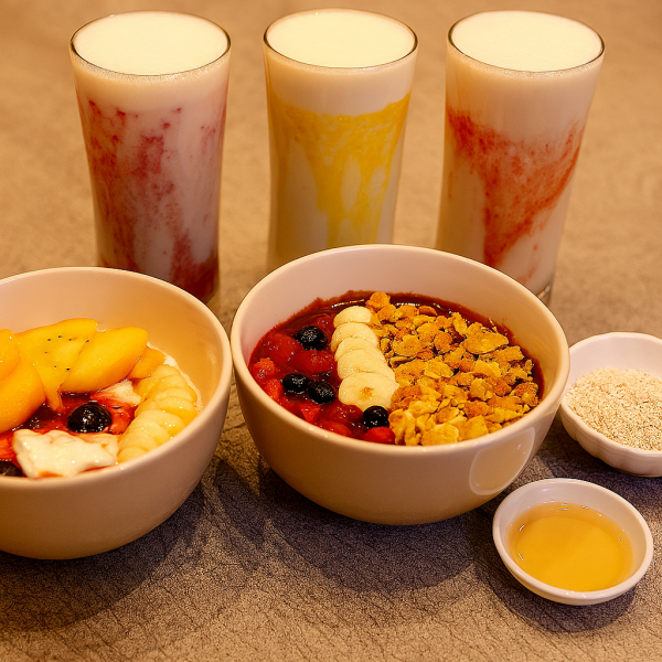 カフェの人気メニューが勢ぞろい！健康を意識しつつおいしい食材を召し上がりませんか？