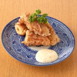 Deep-fried chikuwa with plum