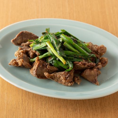 Spicy liver with chives