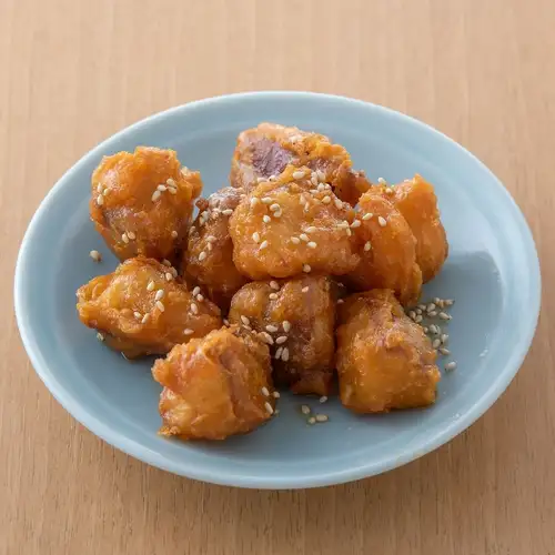 Aged Beni Haruka sweet potato with honey butter dressing