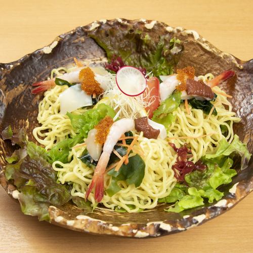 seafood ramen salad