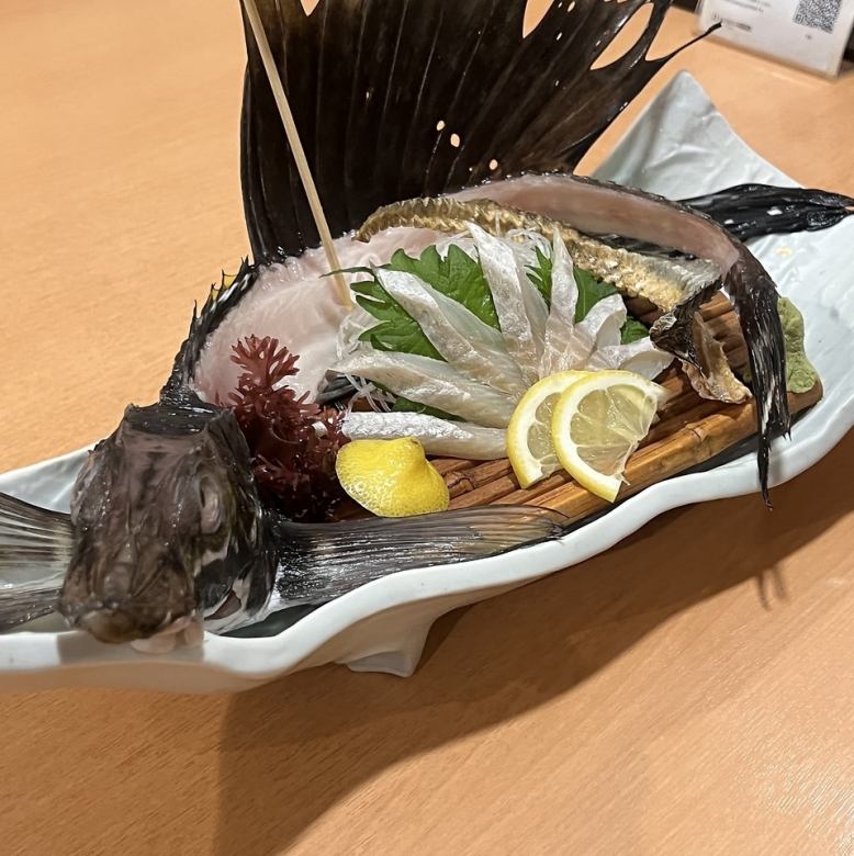 網走産　八角の姿盛り