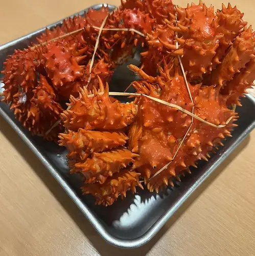 根室産　花咲カニ（500g）サイズの姿盛り