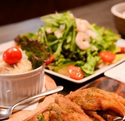 【プレミアムプラン】お料理9品 90分 瓶ビール・生ホッピー・生スパークリング付き 5000円(税込)