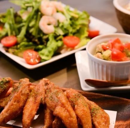 【プレミアムプラン】お料理10品120分 瓶ビール・生ホッピー・生スパークリング付き5500円(税込)