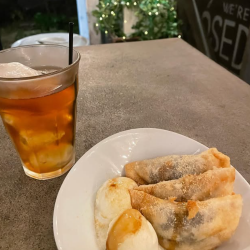 餃子の皮であんこパイ