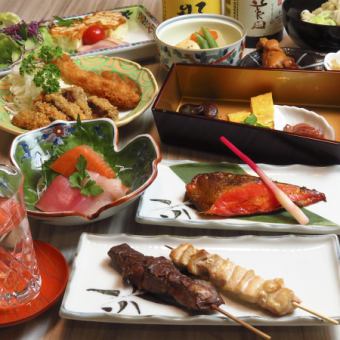 お手軽な価格で鹿肉や合かもなどが楽しめる！2H飲み放題付全8品4500円(税込)