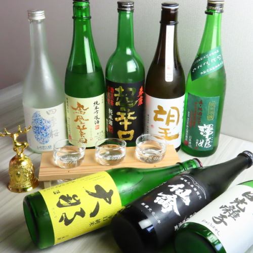 We offer local Tochigi sake and carefully selected sake from all over Japan!
