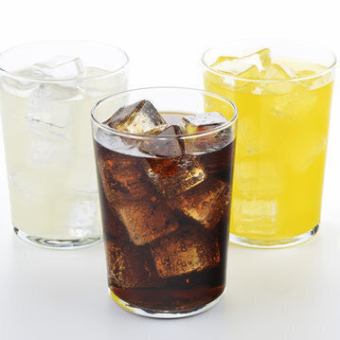 【당일 21시까지 예약 OK!】논알코올 2H 단품 음료 무제한 1000엔(부가세 포함)