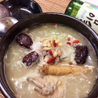 [期間限定]2H飲み放題付き【韓国サムゲタンコース】6000円