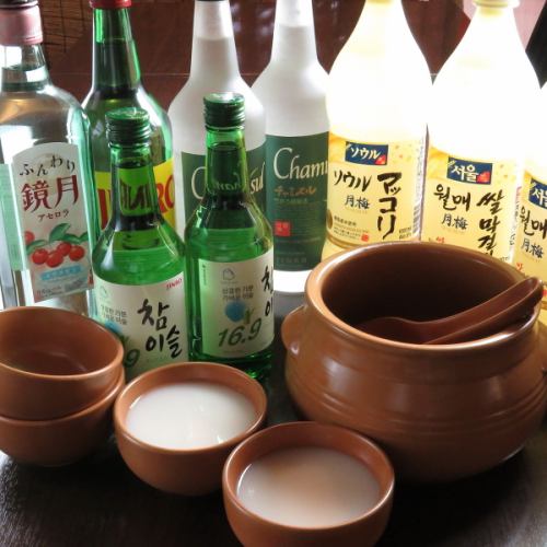【マッコリも飲み放題！】自慢の飲み放題コースが人気