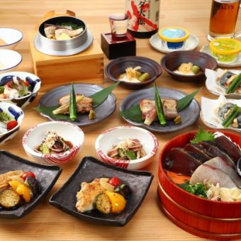 7/14~9/15 [Summer is gorgeous!] Summer Kuroshio course, 9 dishes in total ☆ 5,800 yen (tax included)