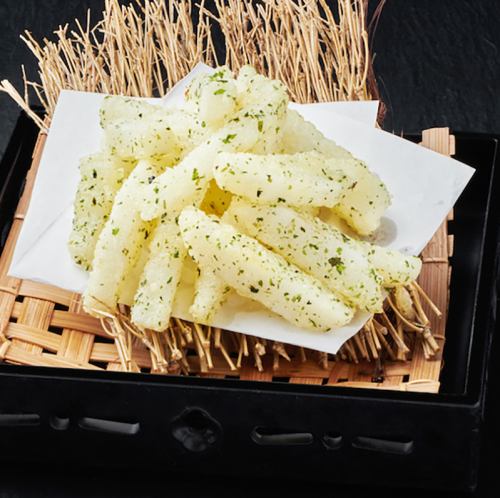 Crispy fried yam