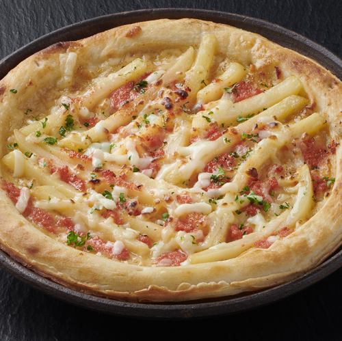 Spicy Pollack Roe Potato Pizza