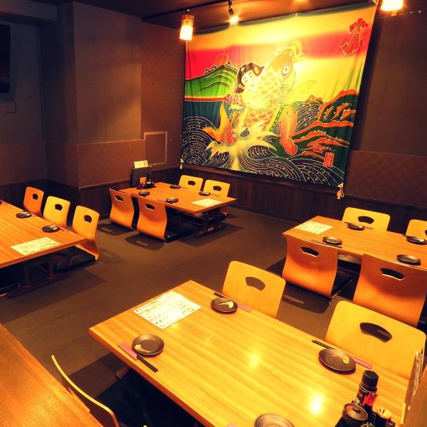 A good location just a 3-minute walk from Minamiurawa Station !! Popular tatami seats can be used for 3 to 22 people.Even for various banquets and gatherings between friends ♪ Because it is a room, it is safe for small children ♪ For families.For those looking for a pub in Minamiurawa!