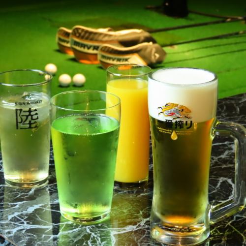 シュミレーションゴルフ＋飲み放題