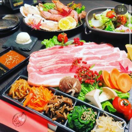 【한 분 대 환영 코스】요리 전 9품+90분 음료 무제한 5000엔