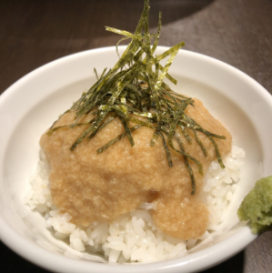 Japanese yam and grated yam rice