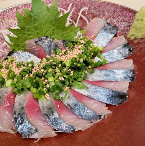 Fukuoka's famous blue mackerel is exquisite