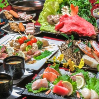 April <Private room available> Assorted offerings! [-Otori-Otori-Course] 120 minutes (LO 100 minutes) 11 dishes with all-you-can-drink 4,500 yen