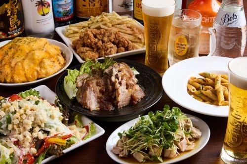 お料理7品+２時間飲み放題付きプラン