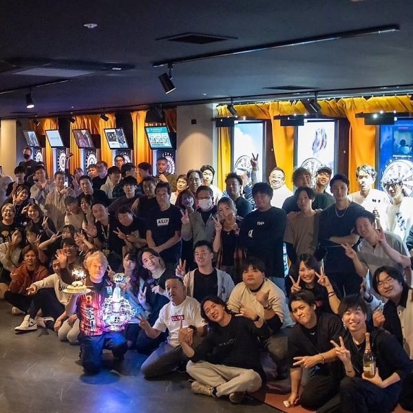 フロア貸切も一部貸切もご予約承ります！スポーツクラブチームの集まりや歓送迎会/ウェディング二次会にもぜひご利用ください♪