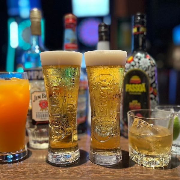 2時間飲み放題+ダーツorビリヤード遊び放題