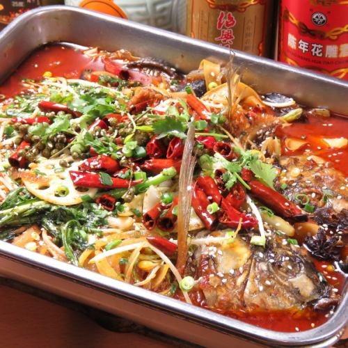 ◎ Chef's recommended dish ◎ Sichuan-style stewed fish from 3800 yen